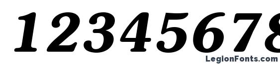 Agpresquirec bolditalic Font, Number Fonts