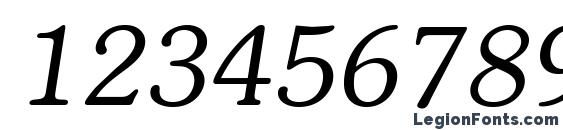 Agpresquirec italic Font, Number Fonts