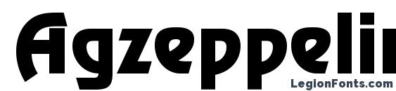 Agzeppelinc font, free Agzeppelinc font, preview Agzeppelinc font