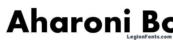 Aharoni Bold Font