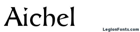 Aichel font, free Aichel font, preview Aichel font