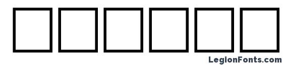 Aidan Regular Font, Number Fonts