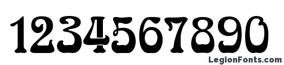 Aidan Thin Normal Font, Number Fonts