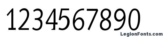 Aidaserifa condensed Font, Number Fonts