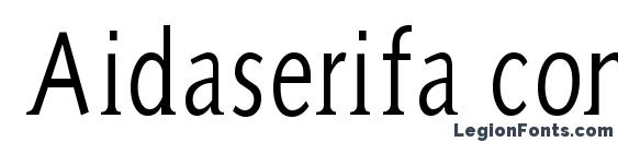 Aidaserifa condensed Font