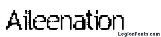 шрифт Aileenation, бесплатный шрифт Aileenation, предварительный просмотр шрифта Aileenation