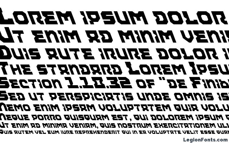 specimens Airacobra Leftalic font, sample Airacobra Leftalic font, an example of writing Airacobra Leftalic font, review Airacobra Leftalic font, preview Airacobra Leftalic font, Airacobra Leftalic font