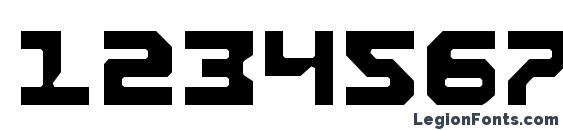 Airacobra Light Font, Number Fonts