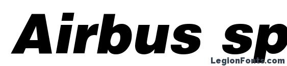 Airbus special Font