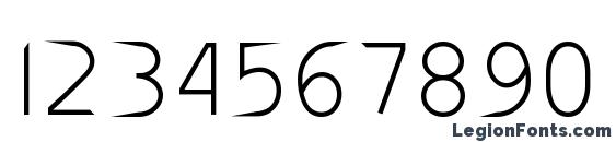 AirCut OneHundedandOne Font, Number Fonts