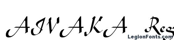 AIVAKA Regular Font