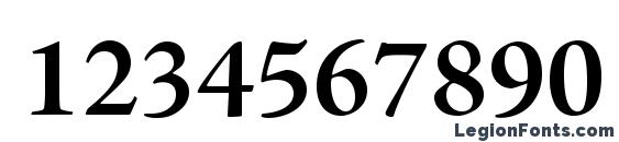 AJensonPro BoldSubh Font, Number Fonts