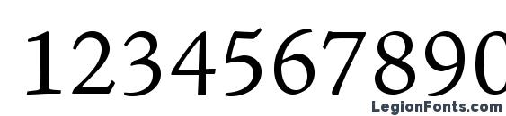 AJensonPro LtCapt Font, Number Fonts