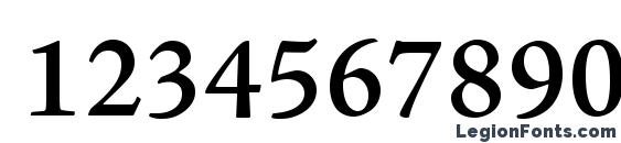 AJensonPro Semibold Font, Number Fonts