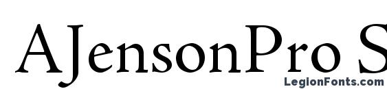 AJensonPro Subh Font, Cool Fonts