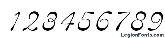 Ajile Font, Number Fonts