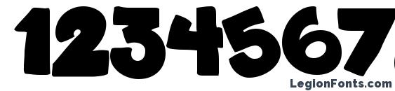 Akadylan plain Font, Number Fonts