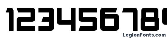 Akashi Regular Font, Number Fonts