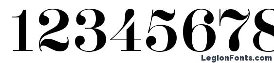 AkerBryggeDisplay Font, Number Fonts