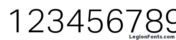 AktivGroteskCorp Light Font, Number Fonts