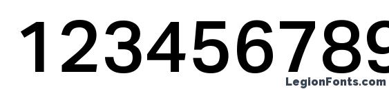 AktivGroteskCorp Medium Font, Number Fonts