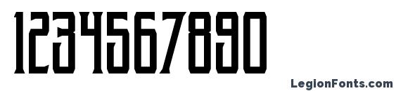 Akura Popo Font, Number Fonts