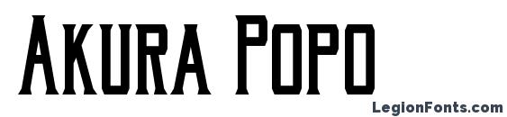 Akura Popo Font