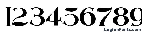Akvitania Modern Font, Number Fonts