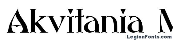 Akvitania Modern font, free Akvitania Modern font, preview Akvitania Modern font