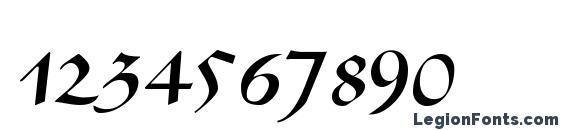 Aladdin Regular Font, Number Fonts