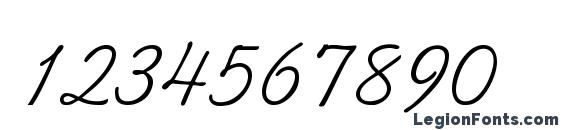 Alako Font, Number Fonts