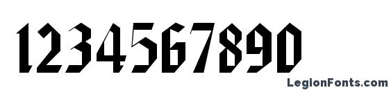 Alaric SSi Font, Number Fonts