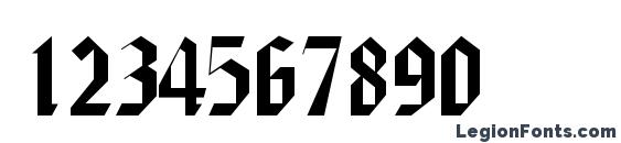 AlaricSSK Font, Number Fonts