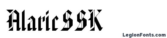 AlaricSSK font, free AlaricSSK font, preview AlaricSSK font