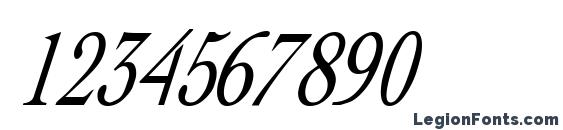 Albatross Italic Font, Number Fonts