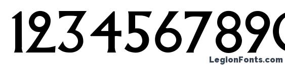 Alberta Font, Number Fonts