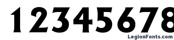 Albertus Extra Bold Font, Number Fonts