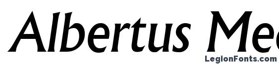 Albertus Medium Курсив font, free Albertus Medium Курсив font, preview Albertus Medium Курсив font