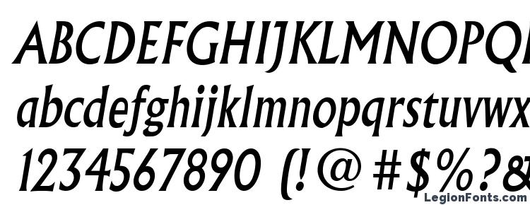 глифы шрифта Albertus MT Italic, символы шрифта Albertus MT Italic, символьная карта шрифта Albertus MT Italic, предварительный просмотр шрифта Albertus MT Italic, алфавит шрифта Albertus MT Italic, шрифт Albertus MT Italic