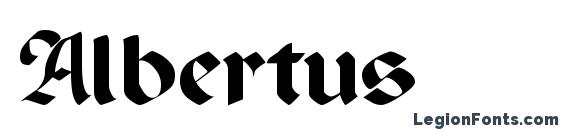 шрифт Albertus, бесплатный шрифт Albertus, предварительный просмотр шрифта Albertus