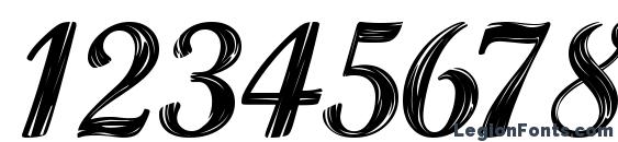 ALBURA Regular Font, Number Fonts