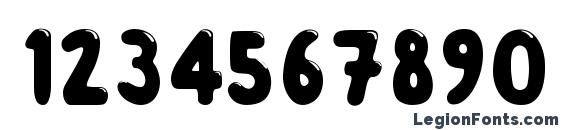 AlbusShine Font, Number Fonts