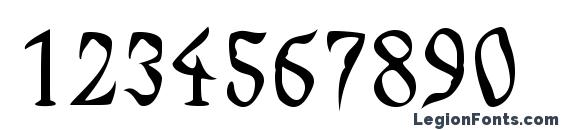 Alcoholica Font, Number Fonts