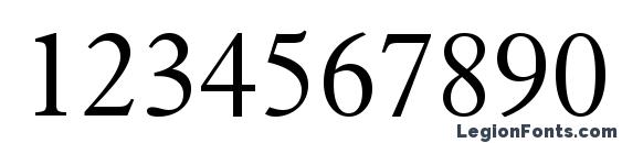 Aldine 721 Light BT Font, Number Fonts