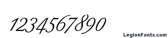 AldridgeScriptSSK Font, Number Fonts