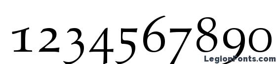 Aldus Roman Small Caps & Oldstyle Figures Font, Number Fonts