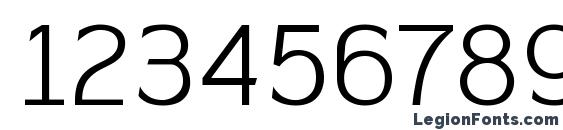 AleksandraC Regular Font, Number Fonts