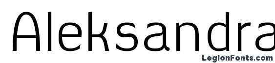 AleksandraC Regular Font