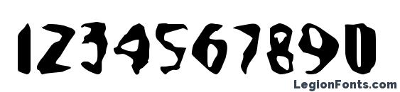 Aleph Font, Number Fonts