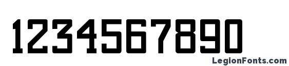 Alexa Font, Number Fonts